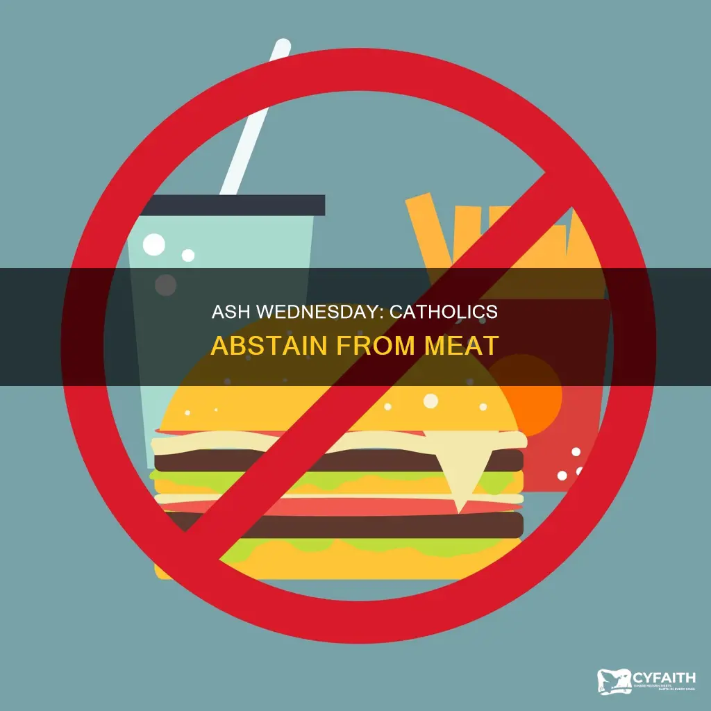 do catholic abstain from meat on ash wednesday