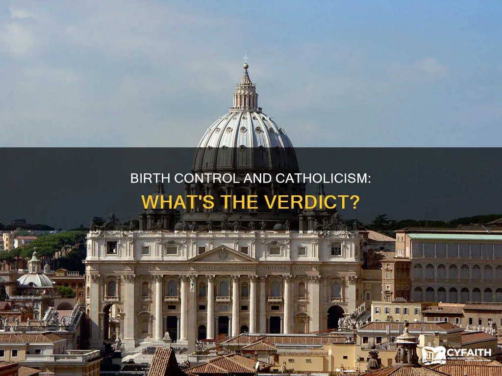 do catholic allow to birth control