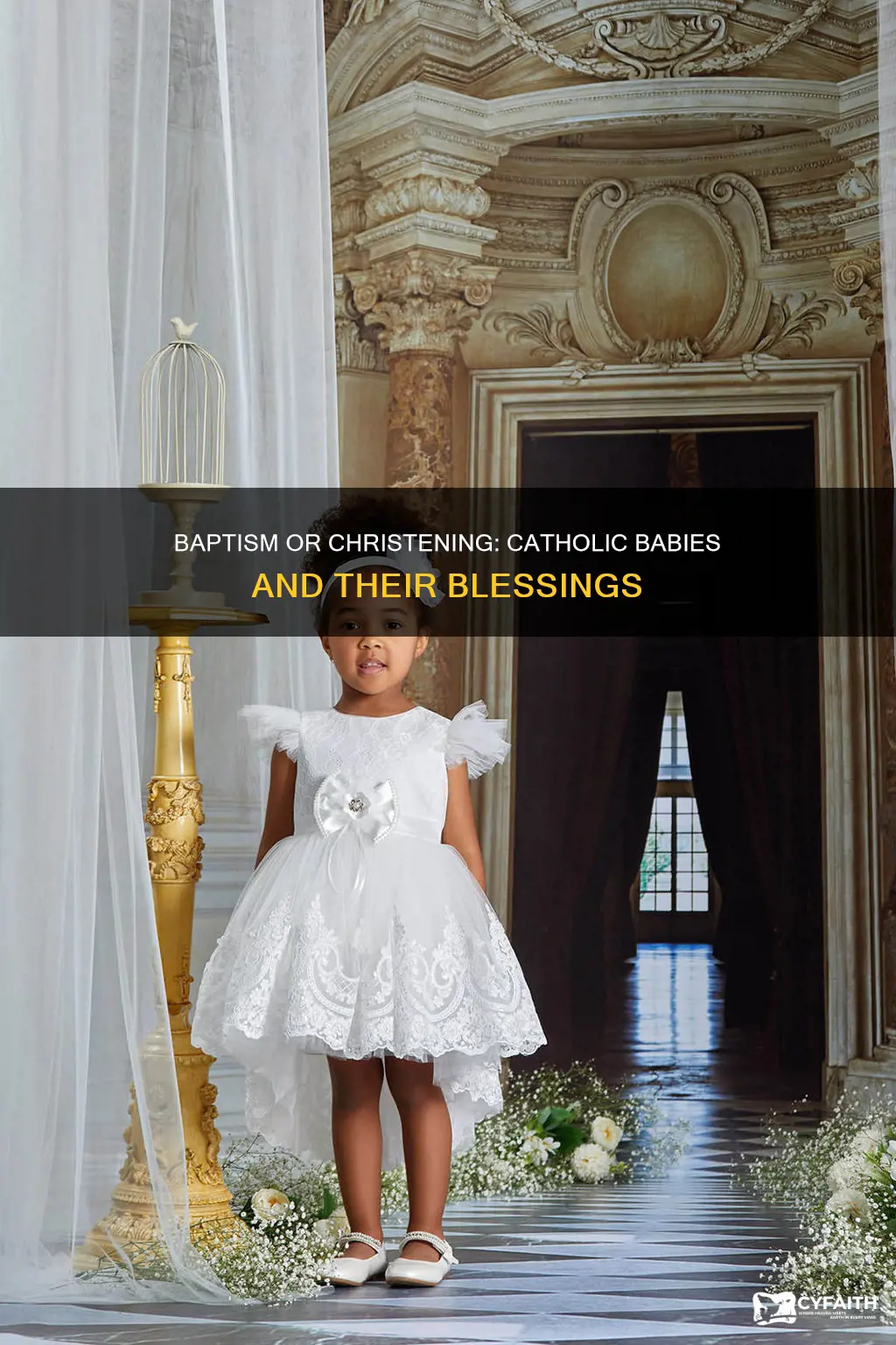 do catholic babies get baptized or christened