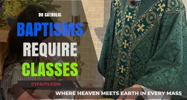 Do Catholic Baptisms Require Classes? Exploring Preparation and Rituals