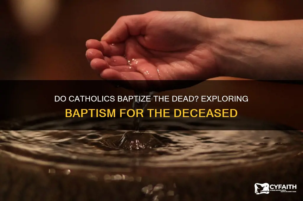 do catholic baptized the dead