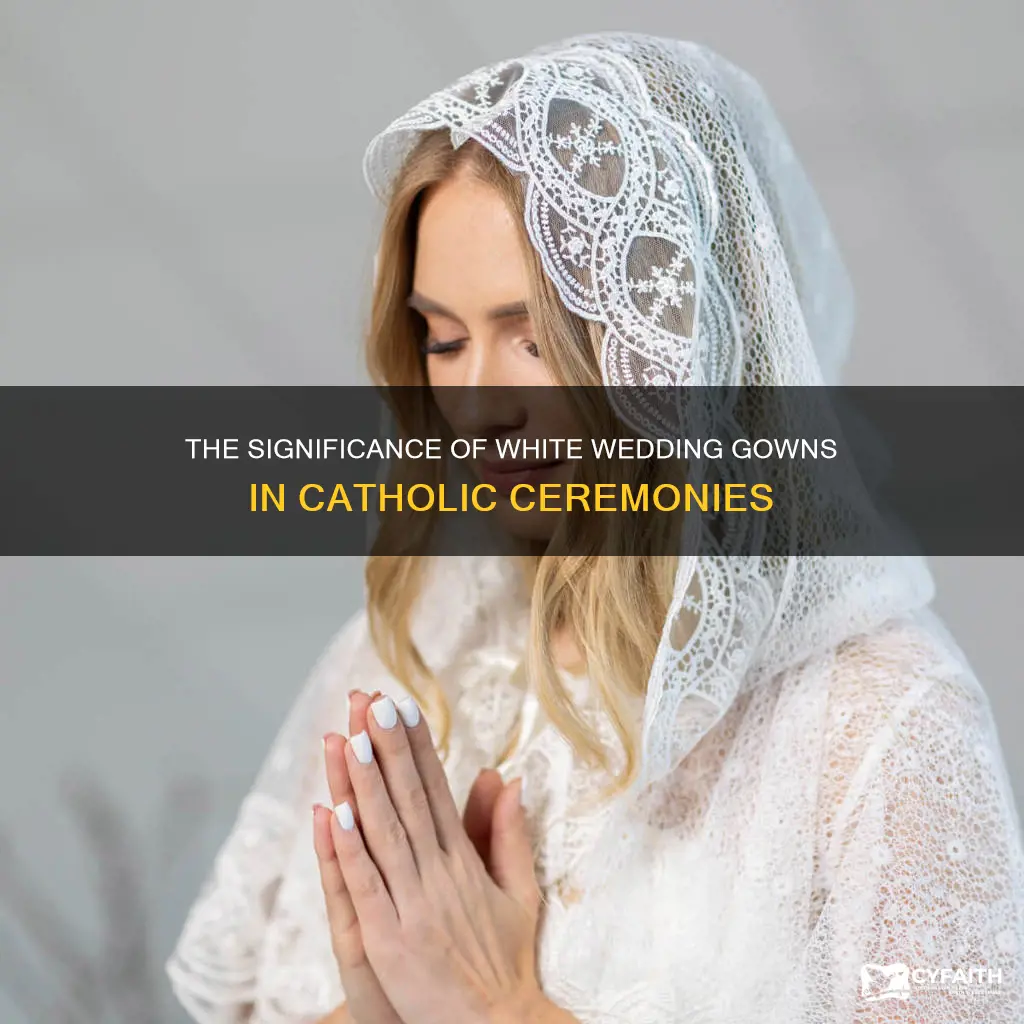 do catholic brides have to wear white