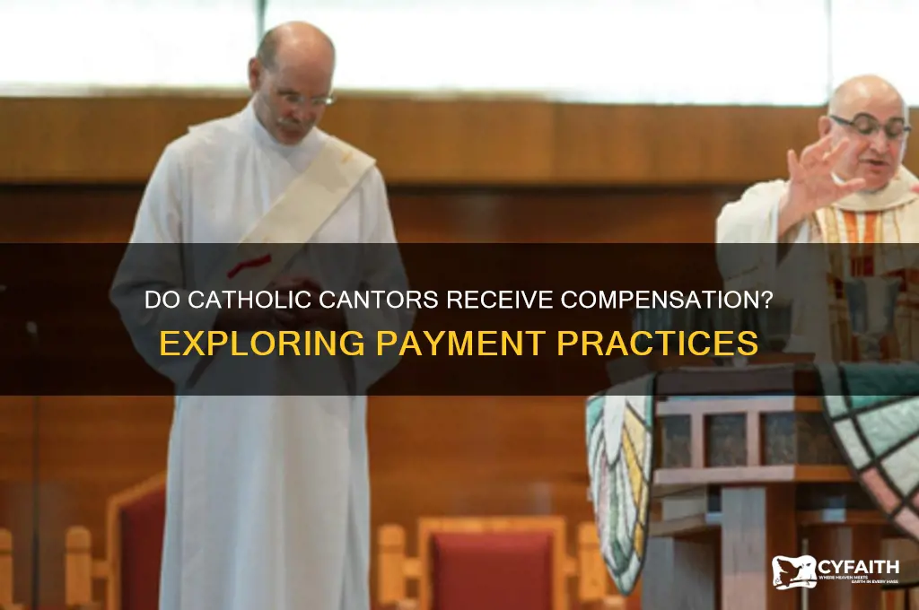 do catholic cantors get paid