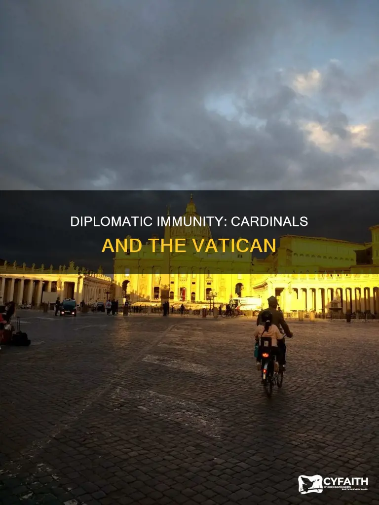 do catholic cardinals have diplomatic immunity