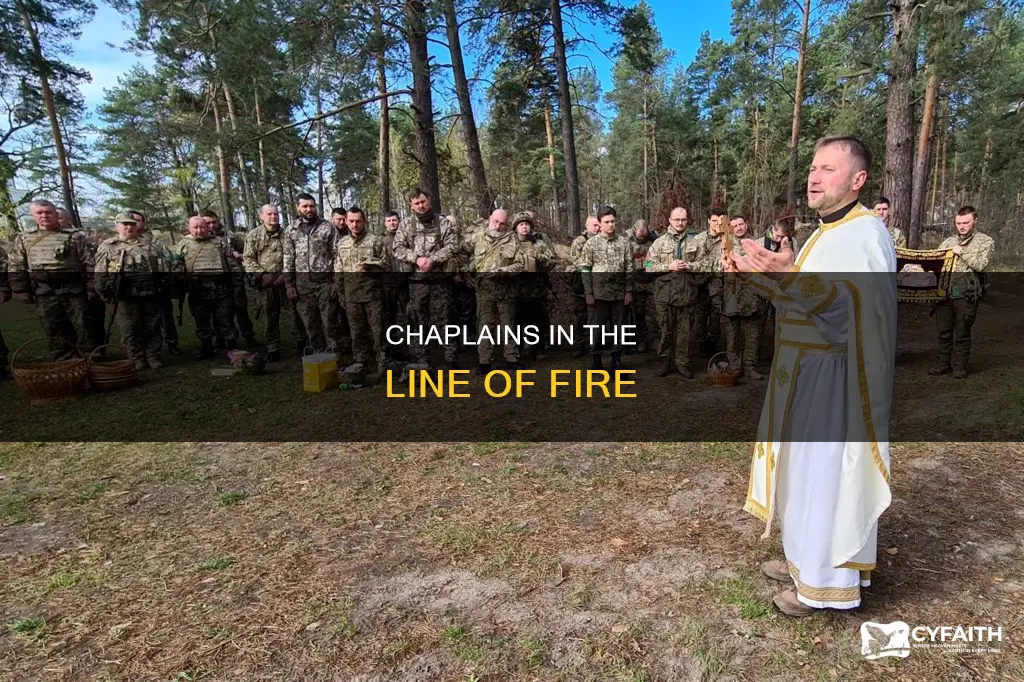 do catholic chaplains go into battle military