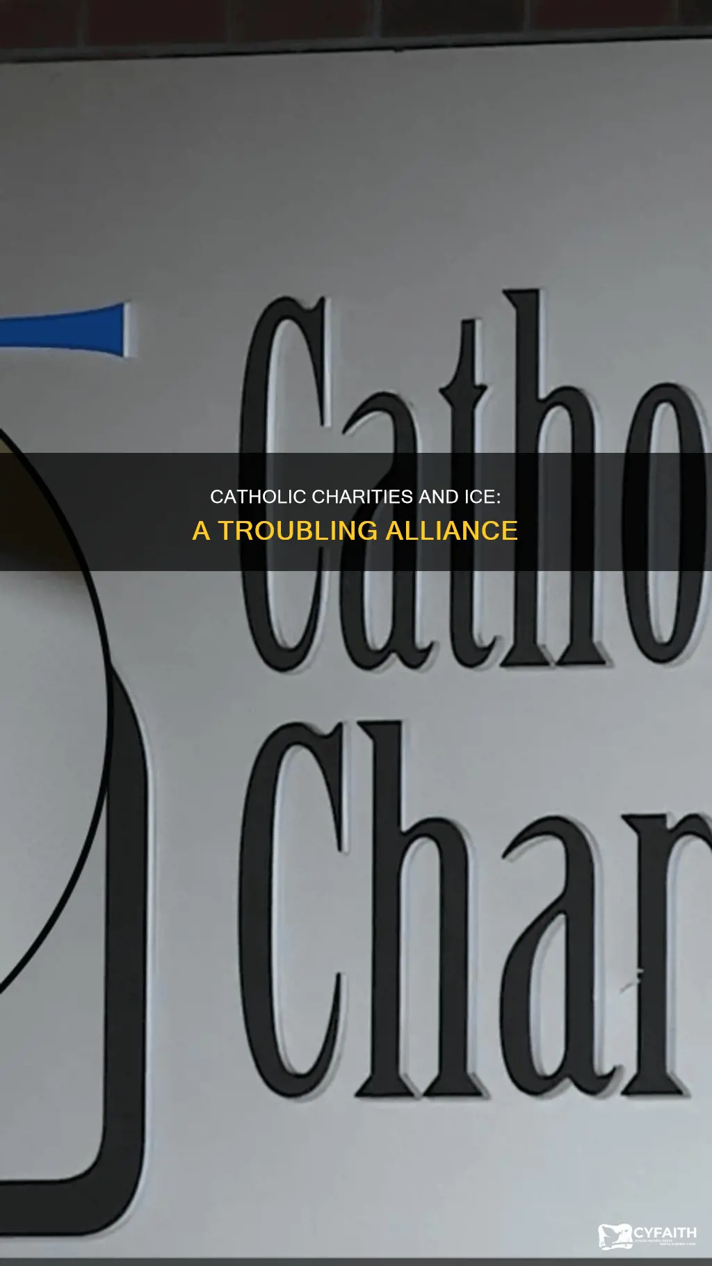 do catholic charities is connected with ice