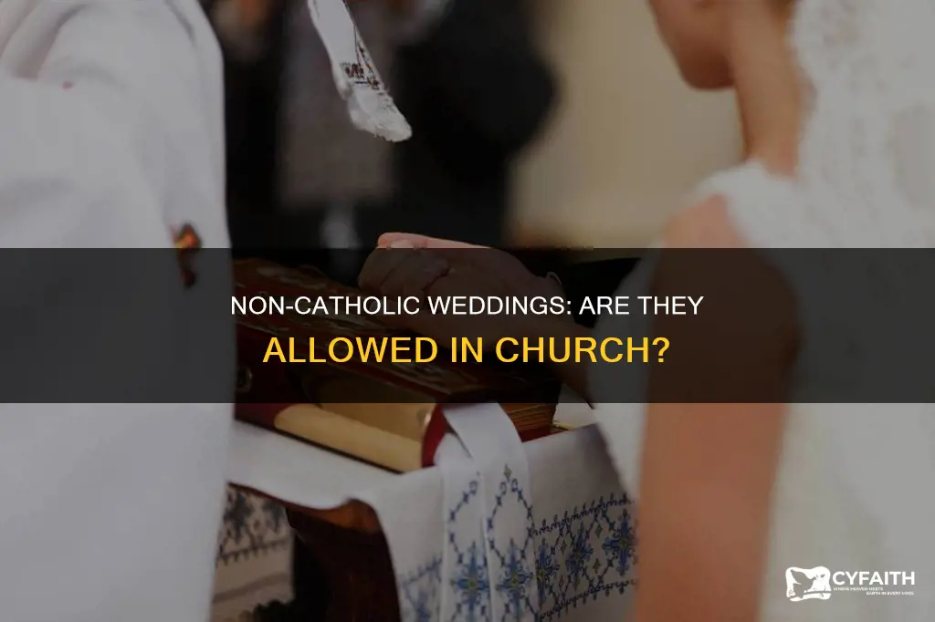 do catholic chirches allow nonmembers marriage