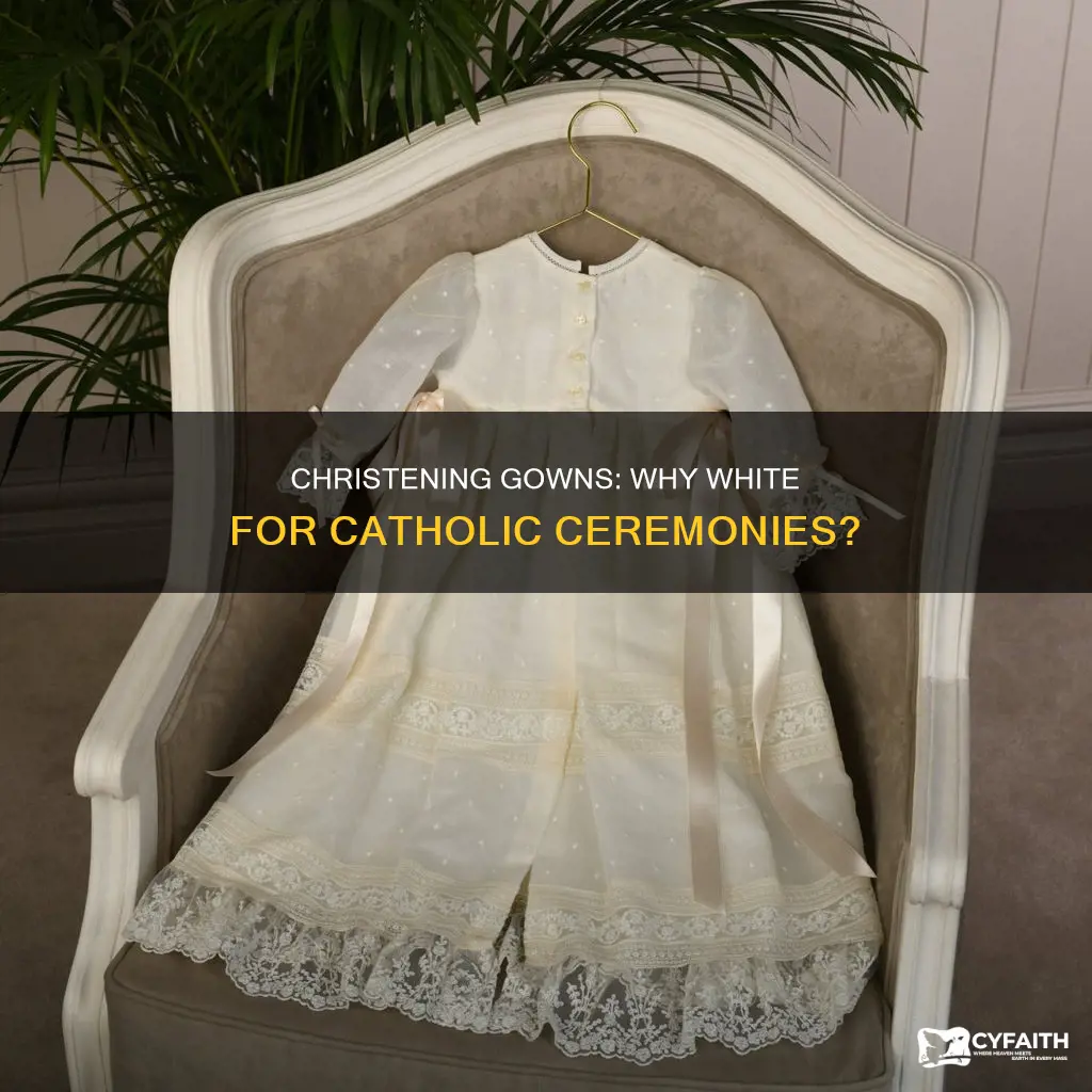 do catholic christening gowns have to be white
