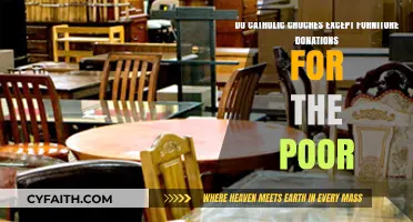 Catholic Churches Accepting Furniture Donations to Aid the Needy?