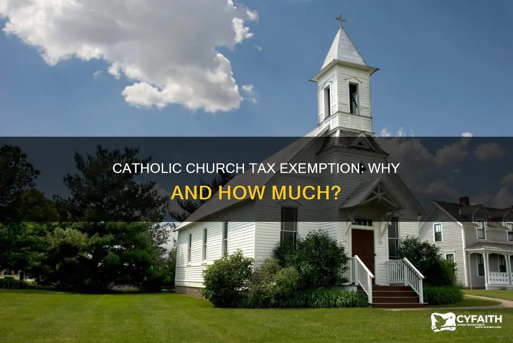 do catholic churchee get taxed in the us