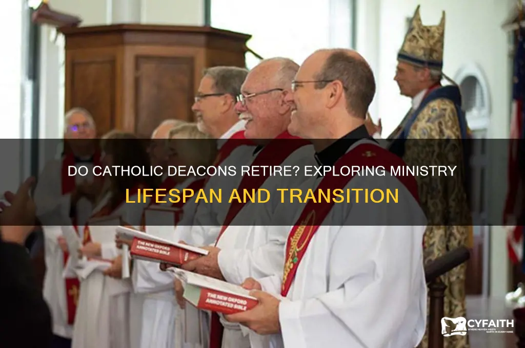 do catholic deacons retire