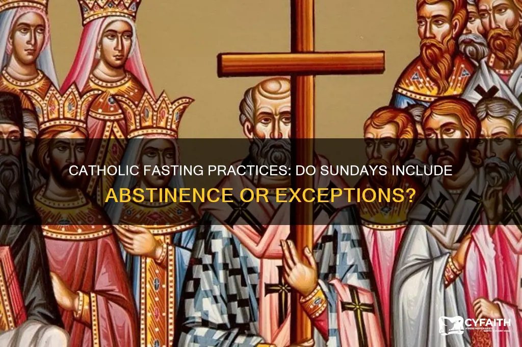 do catholic fast on sunday