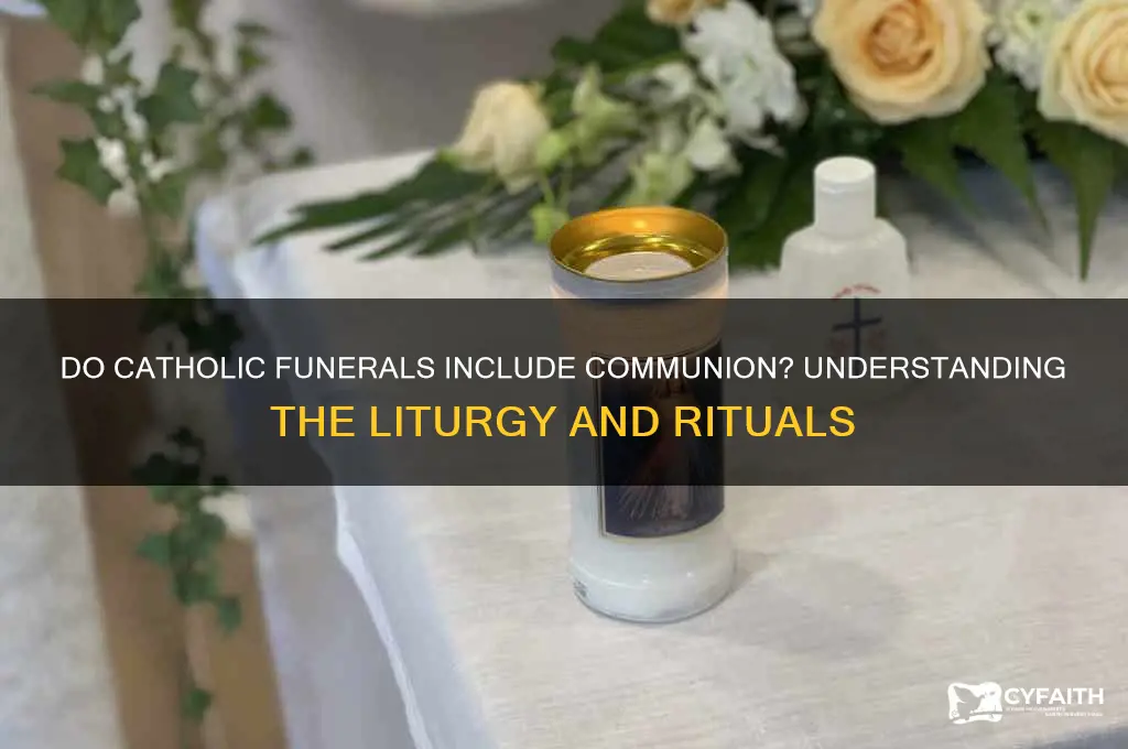 do catholic funerals have communion