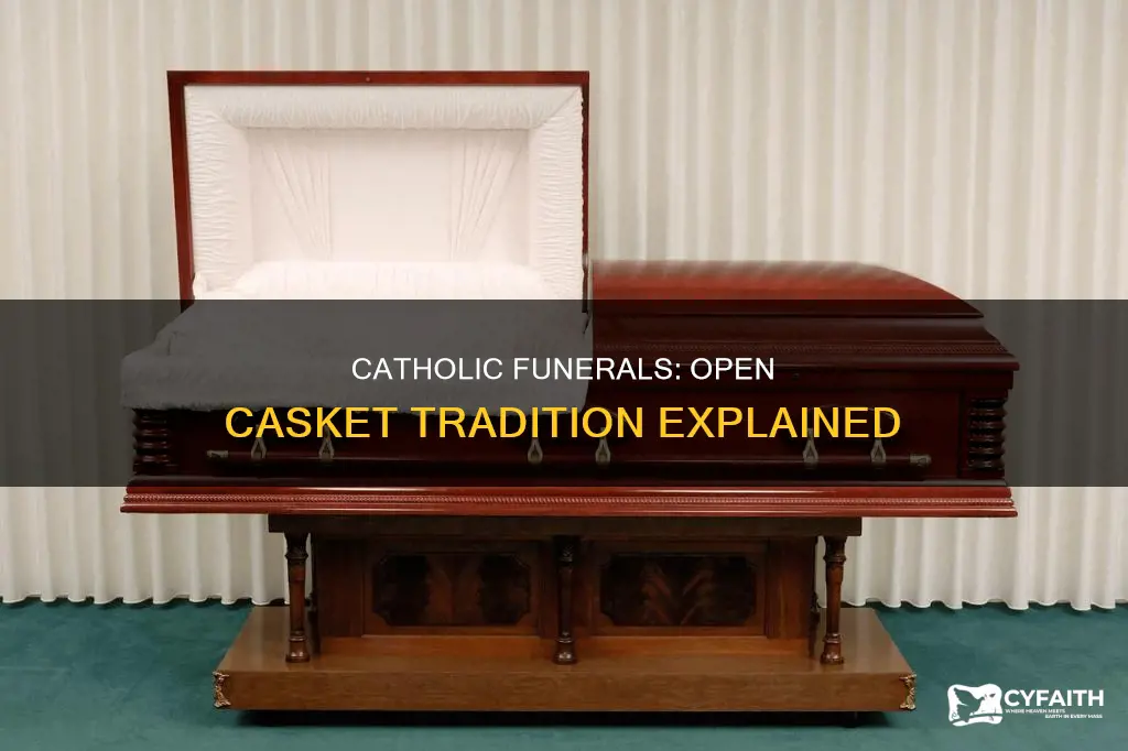 do catholic funerals have open casket