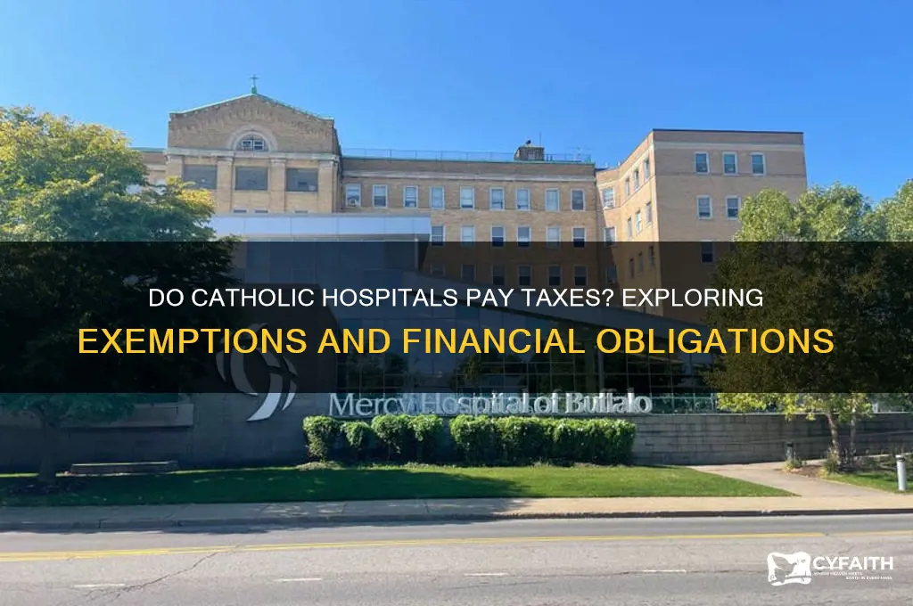 do catholic hospitals pay taxes