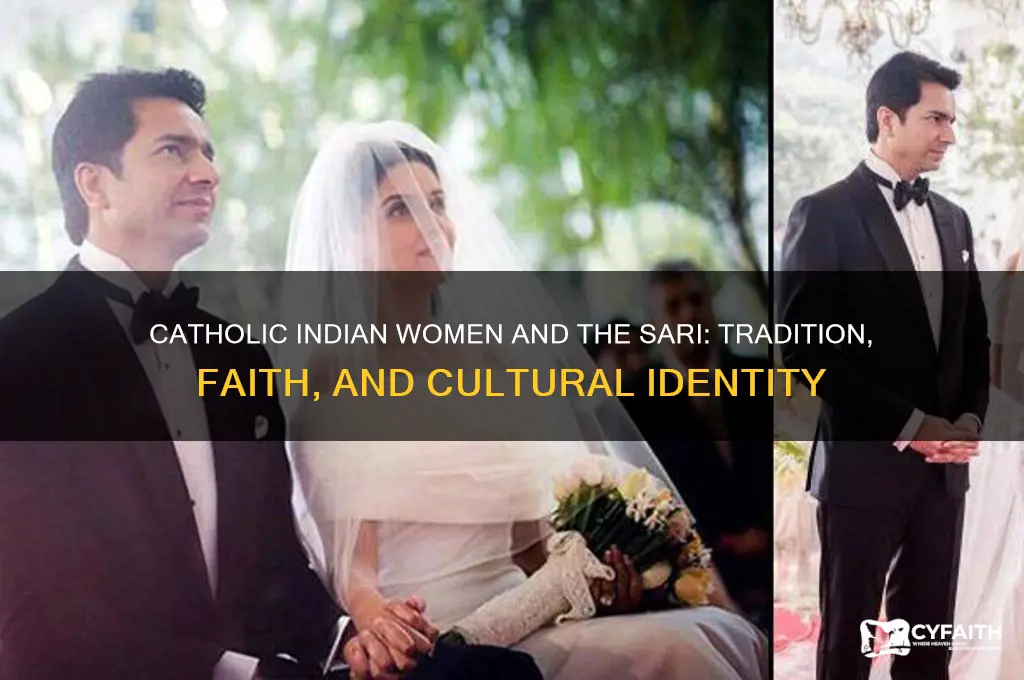 do catholic indians wear sari