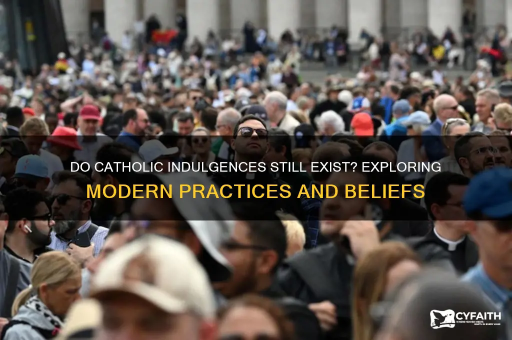 do catholic indulgences still exist