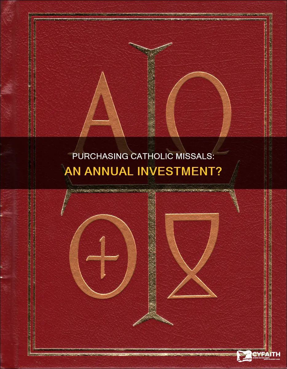 do catholic missals have to bought every year