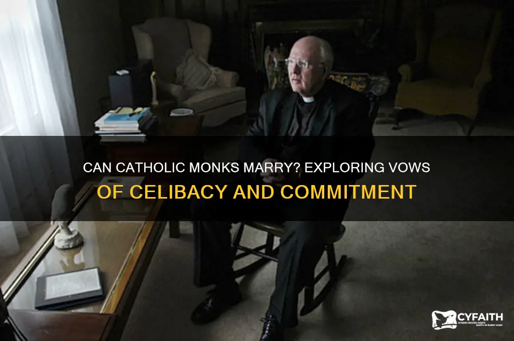 do catholic monks get married