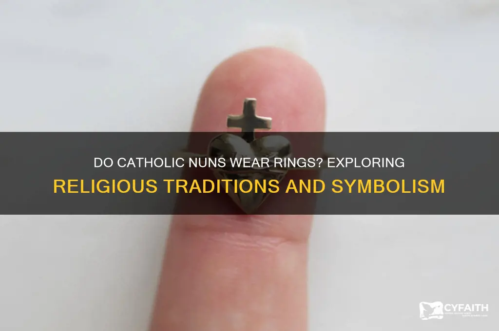 do catholic nuns wear rings