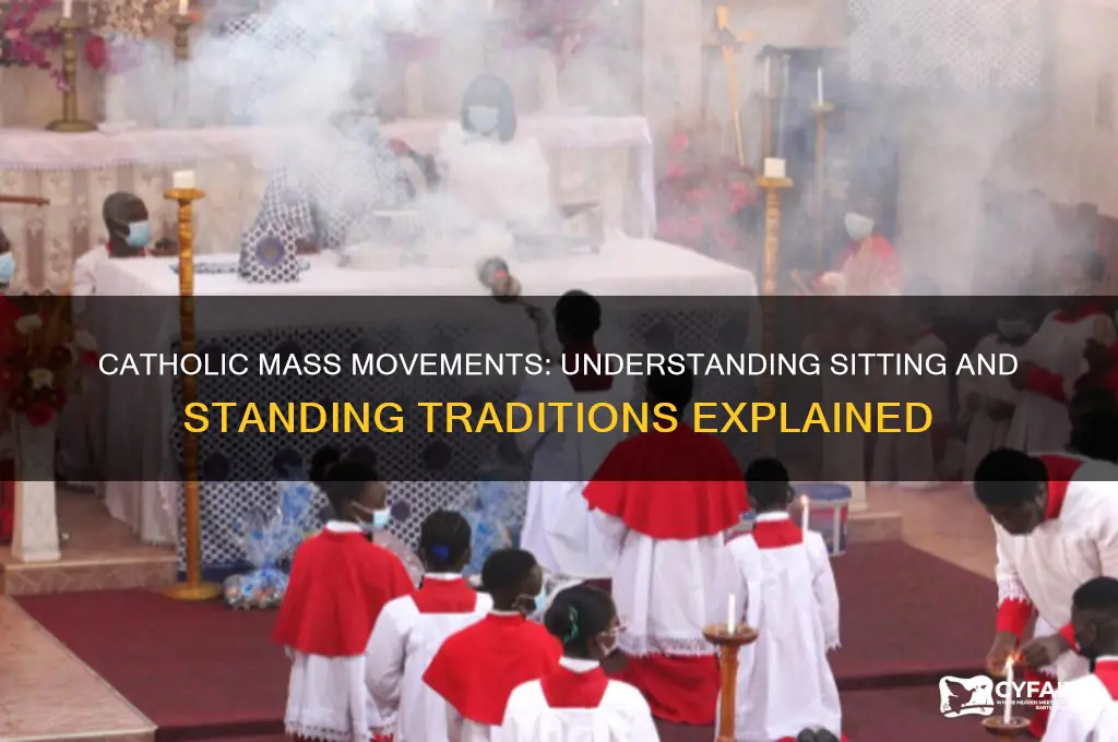do catholic people sit and stand throughout the service
