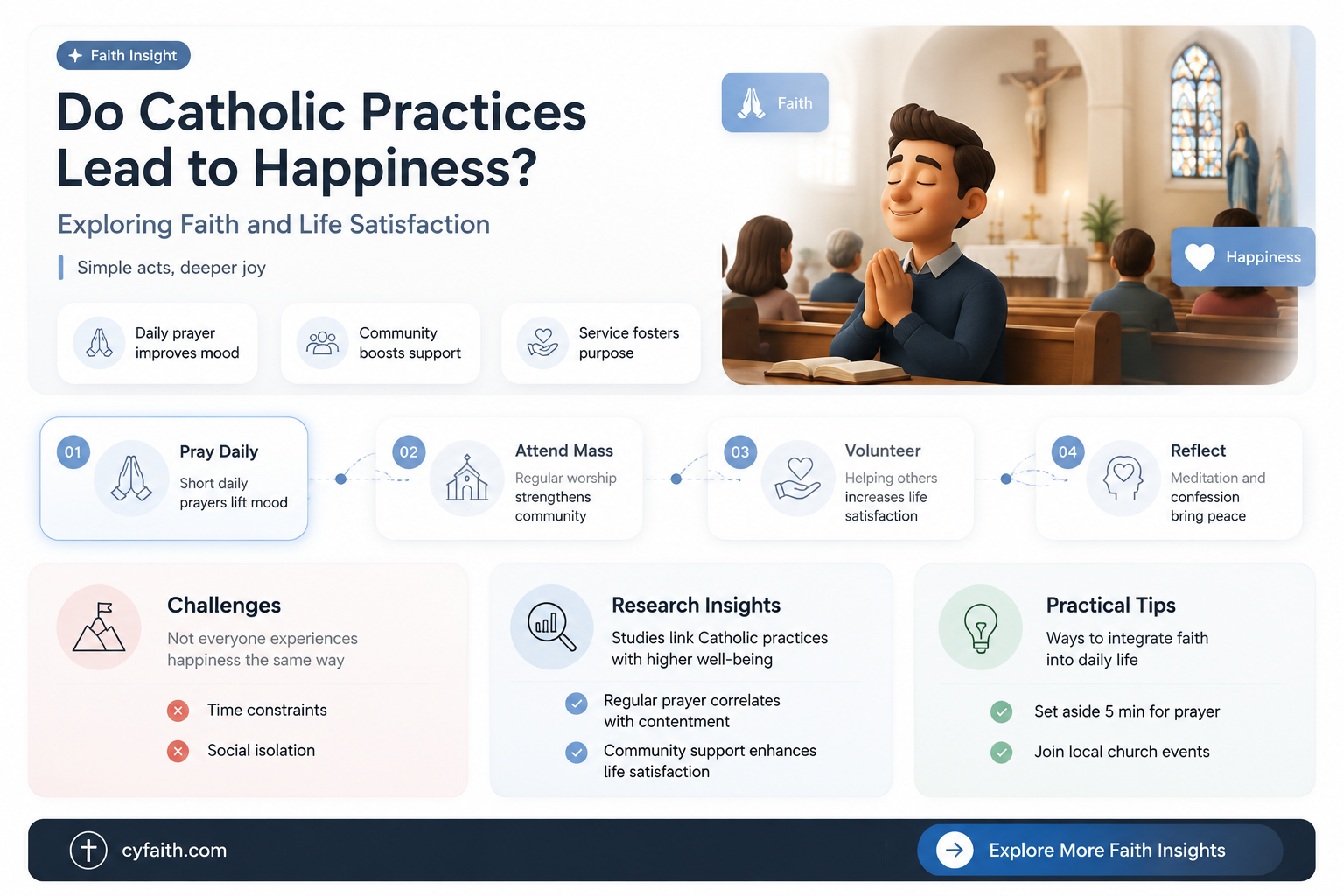 are catholics happier