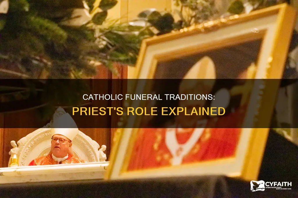do catholic preisets say sermons at funerals