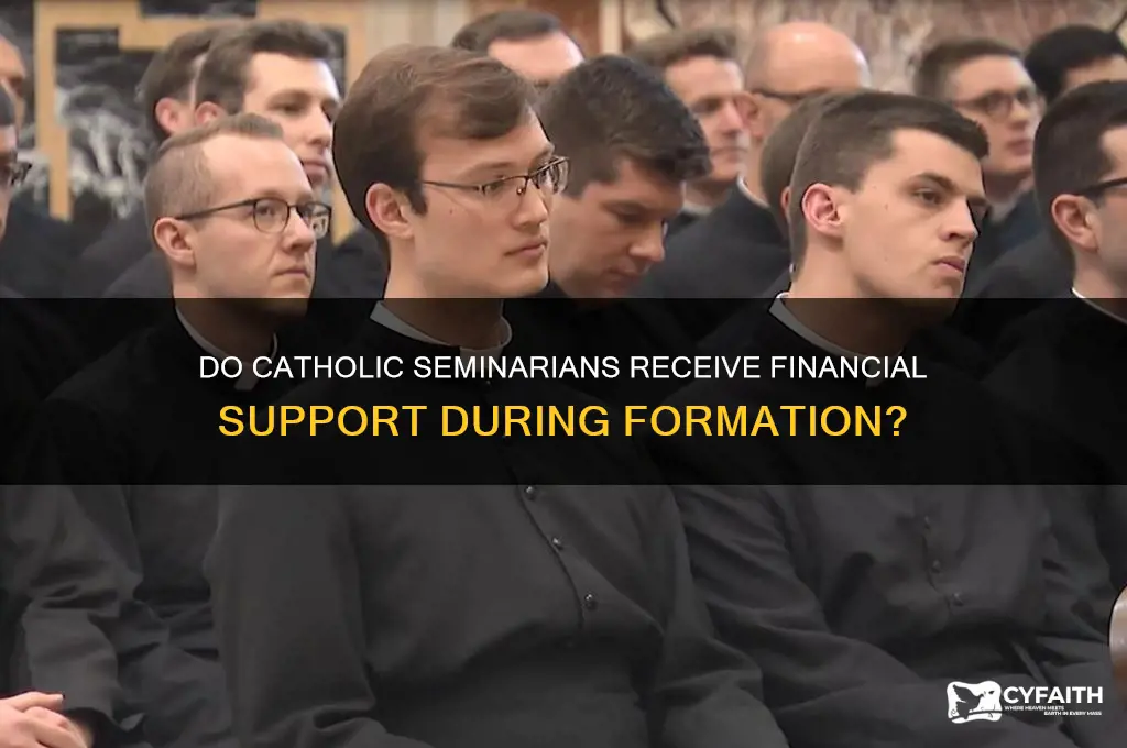 do catholic seminarians get paid