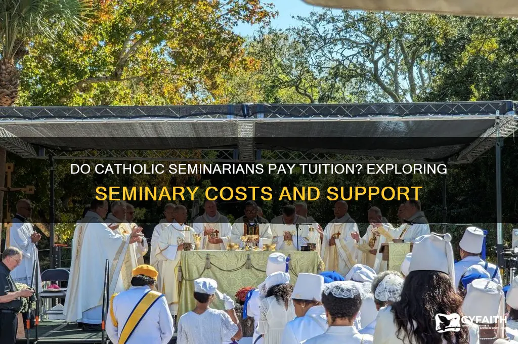 do catholic seminarians pay tuition