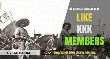 KKK and Catholic Soldiers: A Visual Comparison