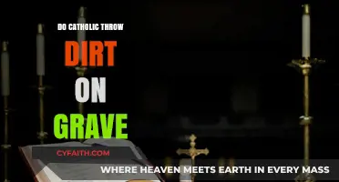 Catholic Graveside Rituals: Dirt on the Grave