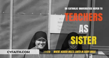 Catholic Universities: Why "Sister" for Teachers?