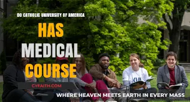 Catholic University of America: Medical Courses Available?