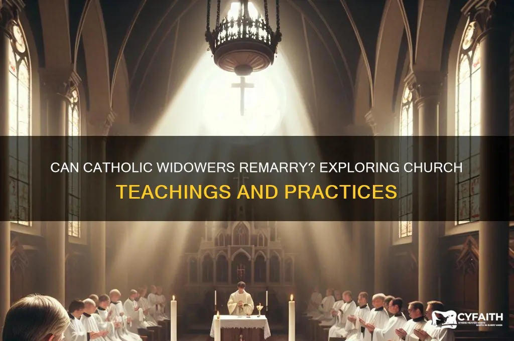 do catholic widdowers remarry