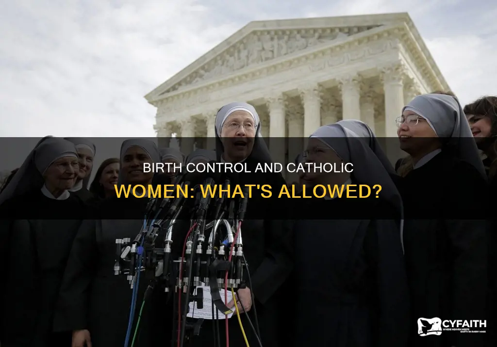 do catholic women take birth control