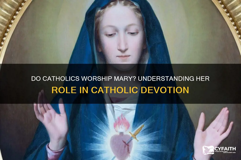 do catholic worship mother mary