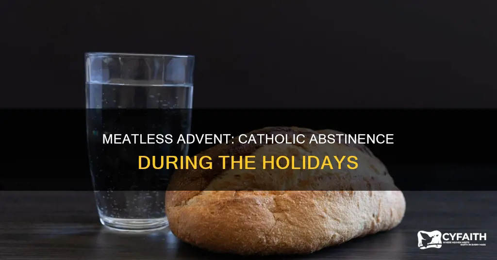do catholics abstain from meat in advent