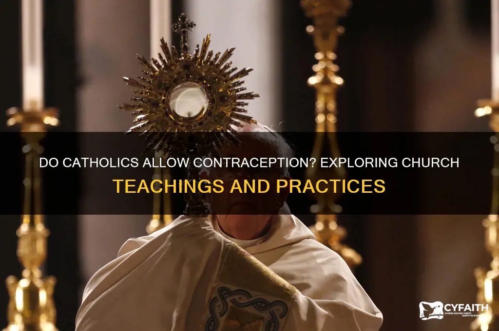 do catholics allow contriseption