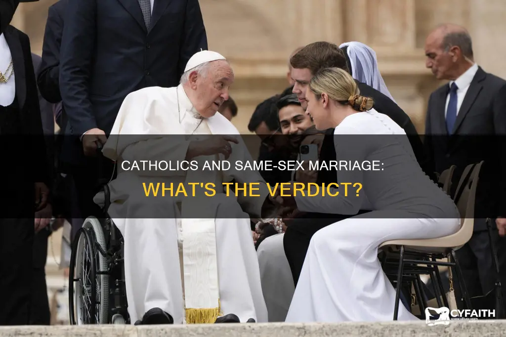 do catholics allow same sex marriage