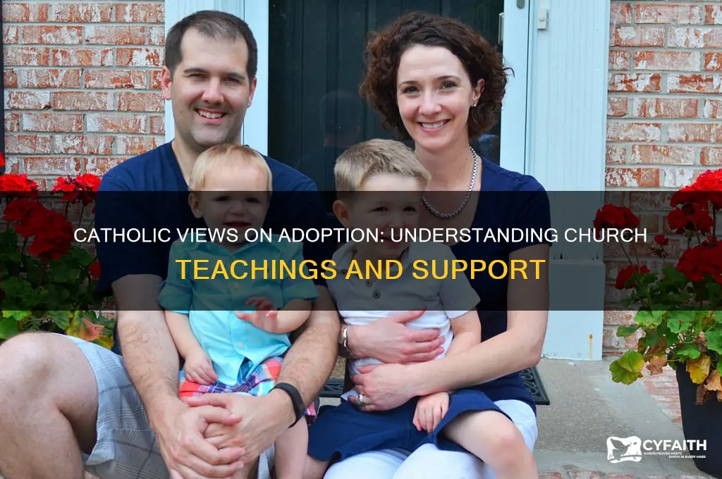do catholics approve of adoption