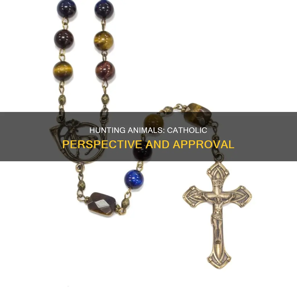 do catholics approve of hunting animals