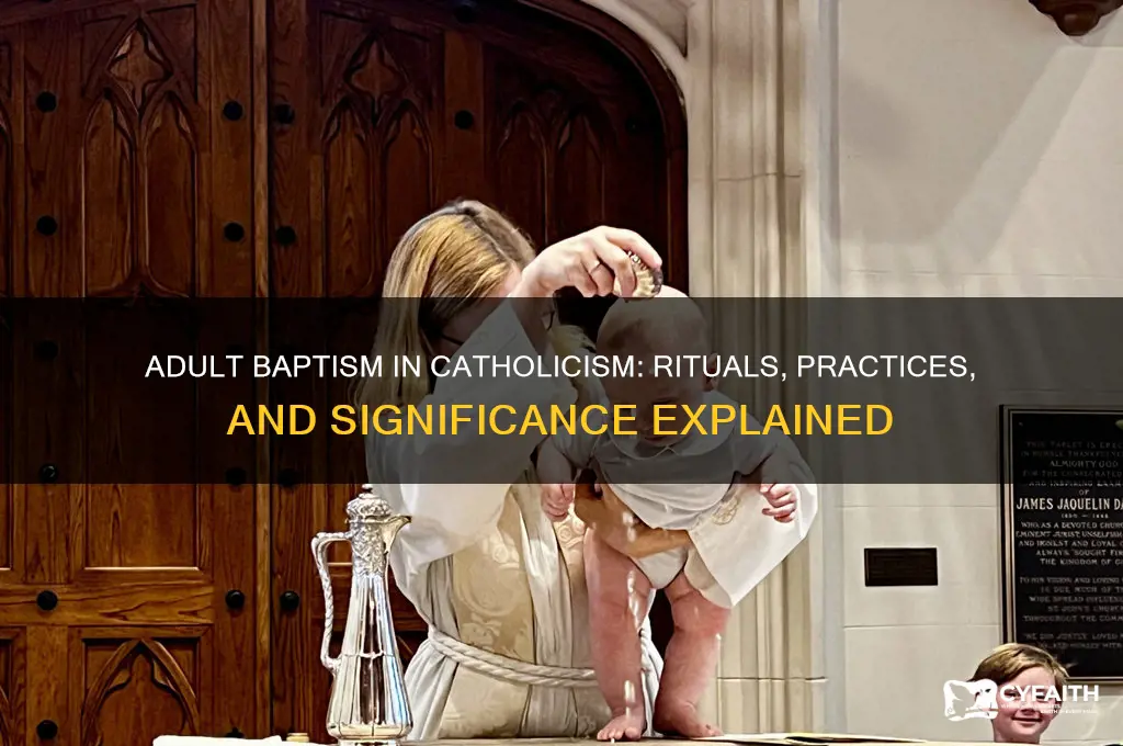 do catholics baptize adults