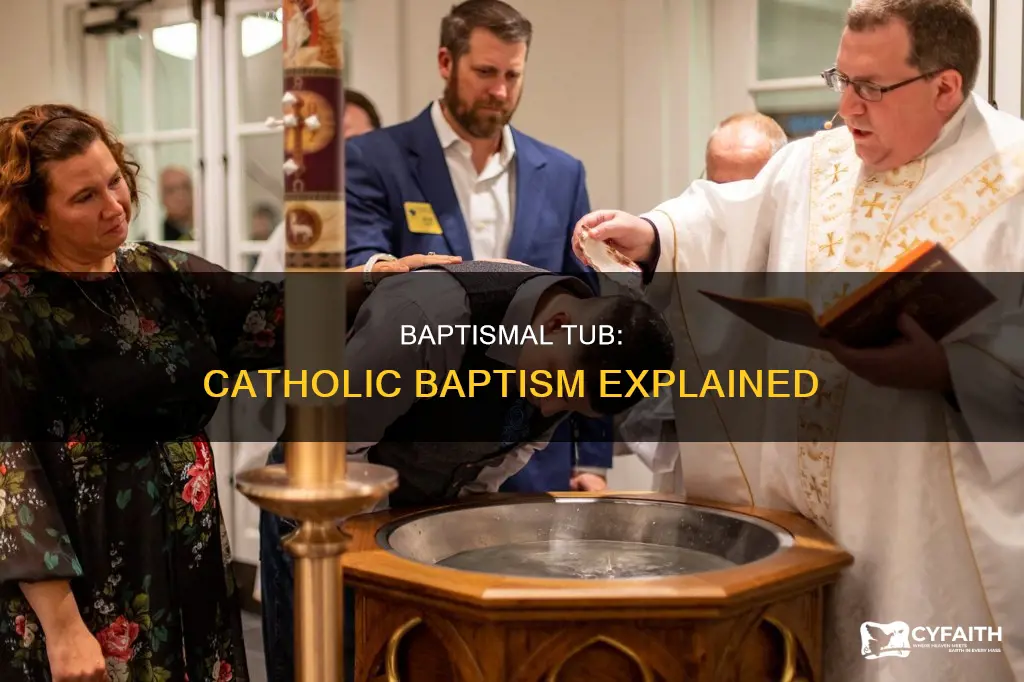 do catholics baptize in a tub
