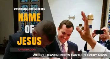 Baptism in the Catholic Church: In Jesus' Name?
