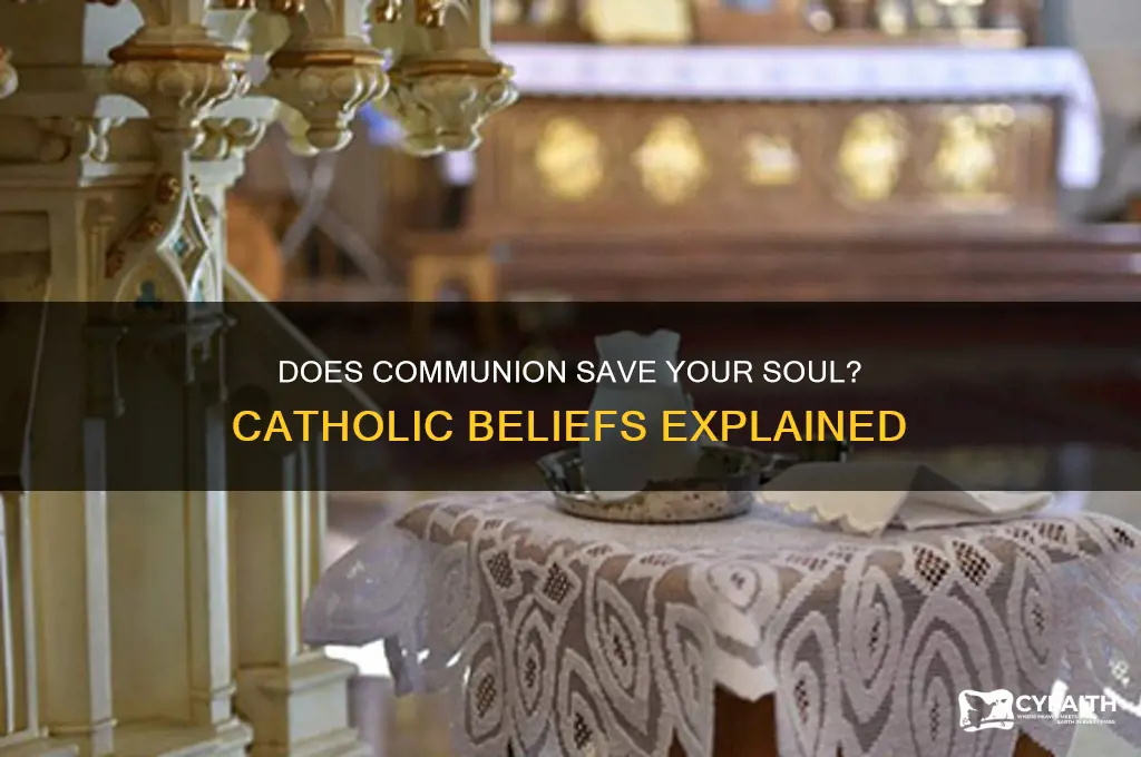 do catholics believecommunionsavesyour soul