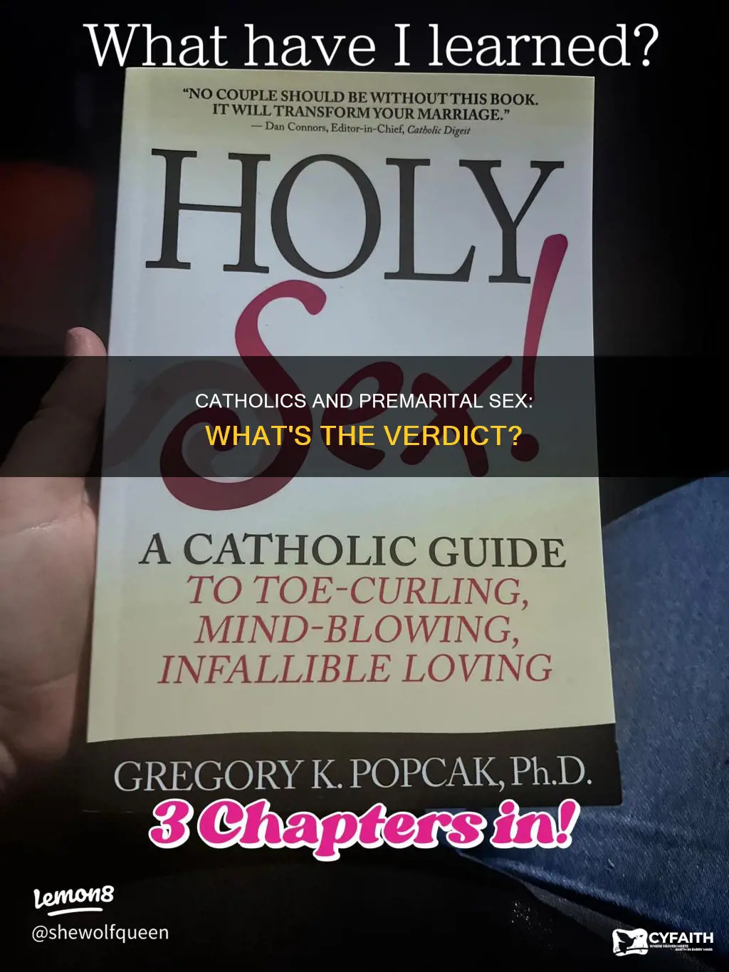 do catholics beliieve in premarital sex