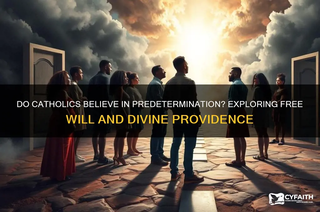 do catholics belive in predetermination