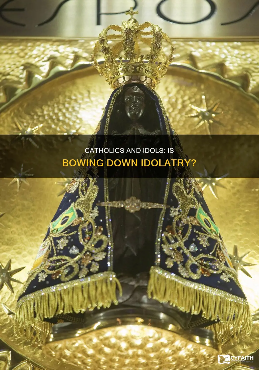 do catholics bow down to idols