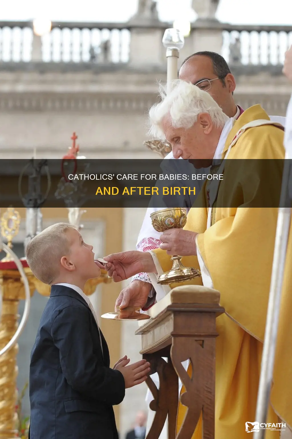 do catholics care about babies after theyre born