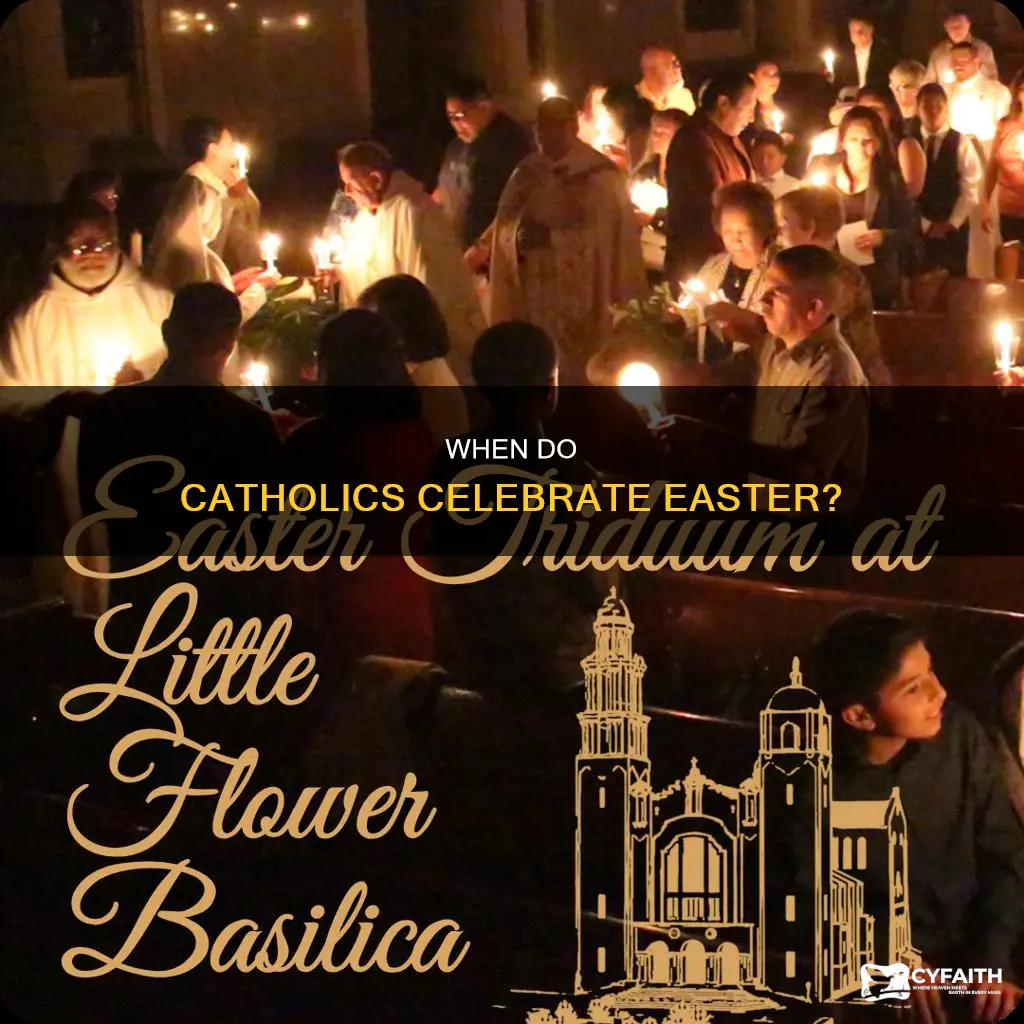 do catholics celebrate easter on saturday